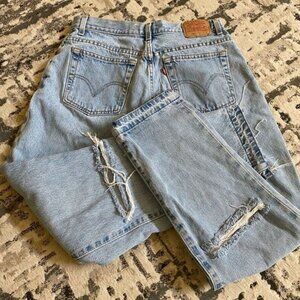 Vtg Levis 550 Relaxed Fit tapered leg Womens 14